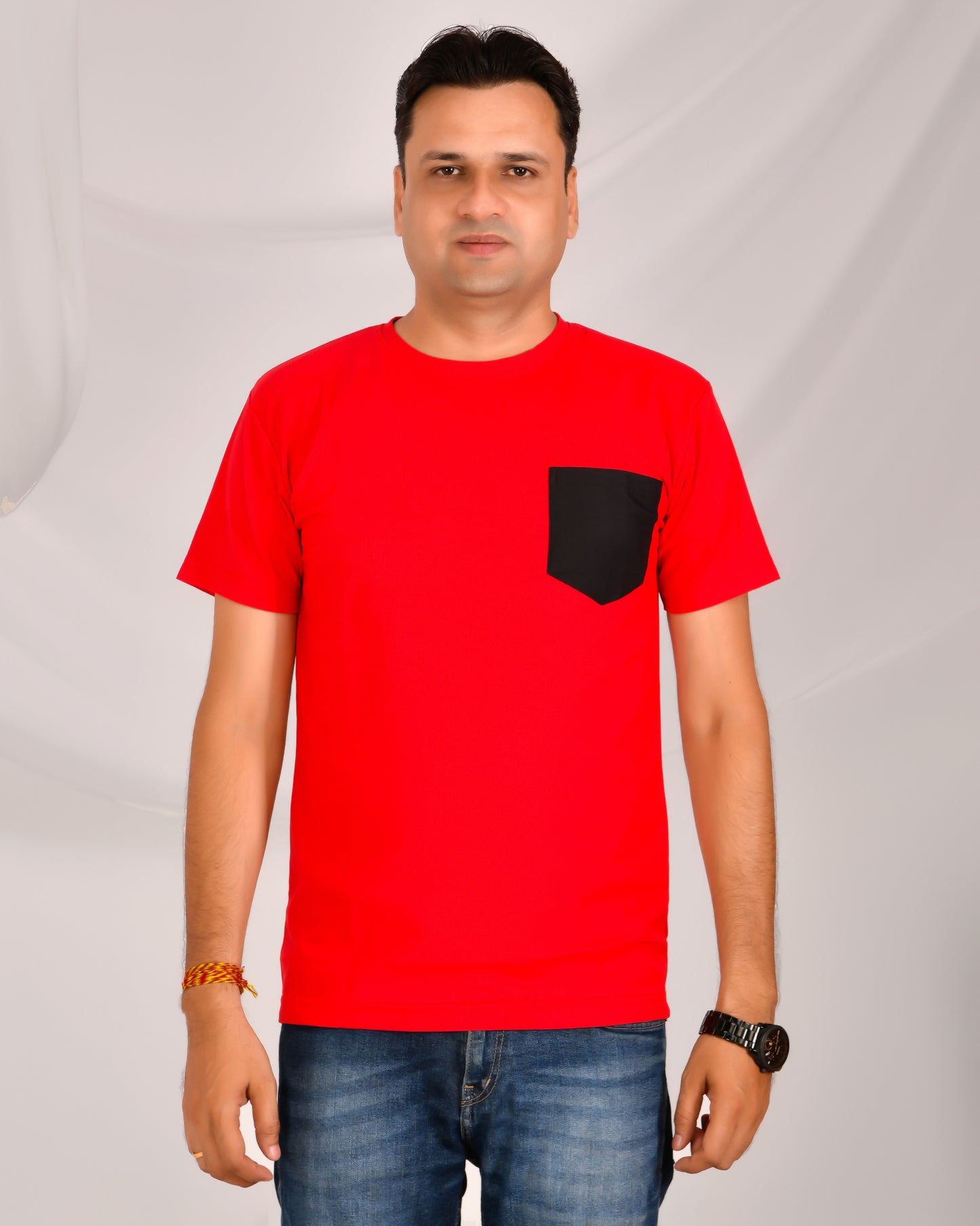 Noble Mars Round Neck T-Shirt Red