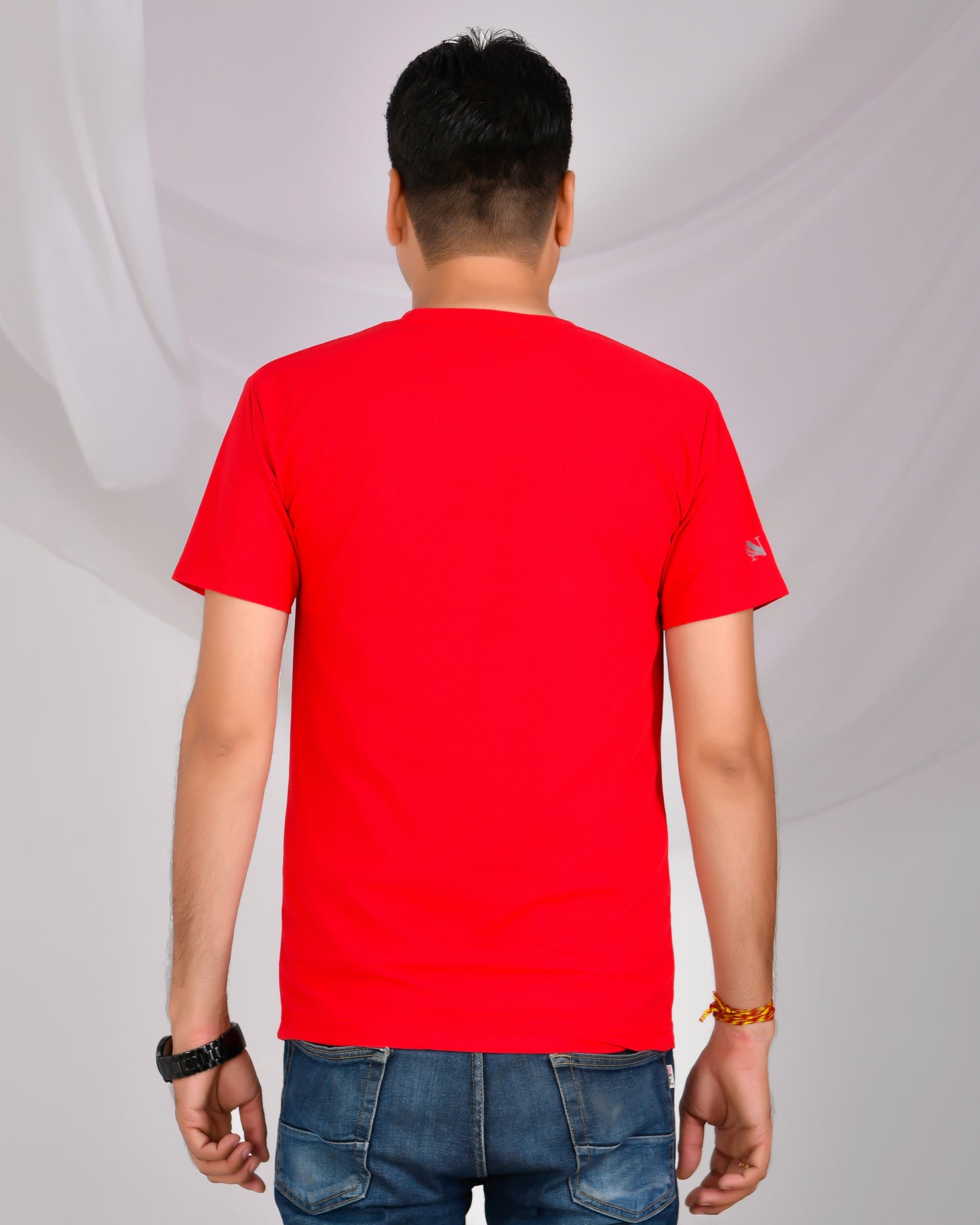 Noble Mars Round Neck T-Shirt Red