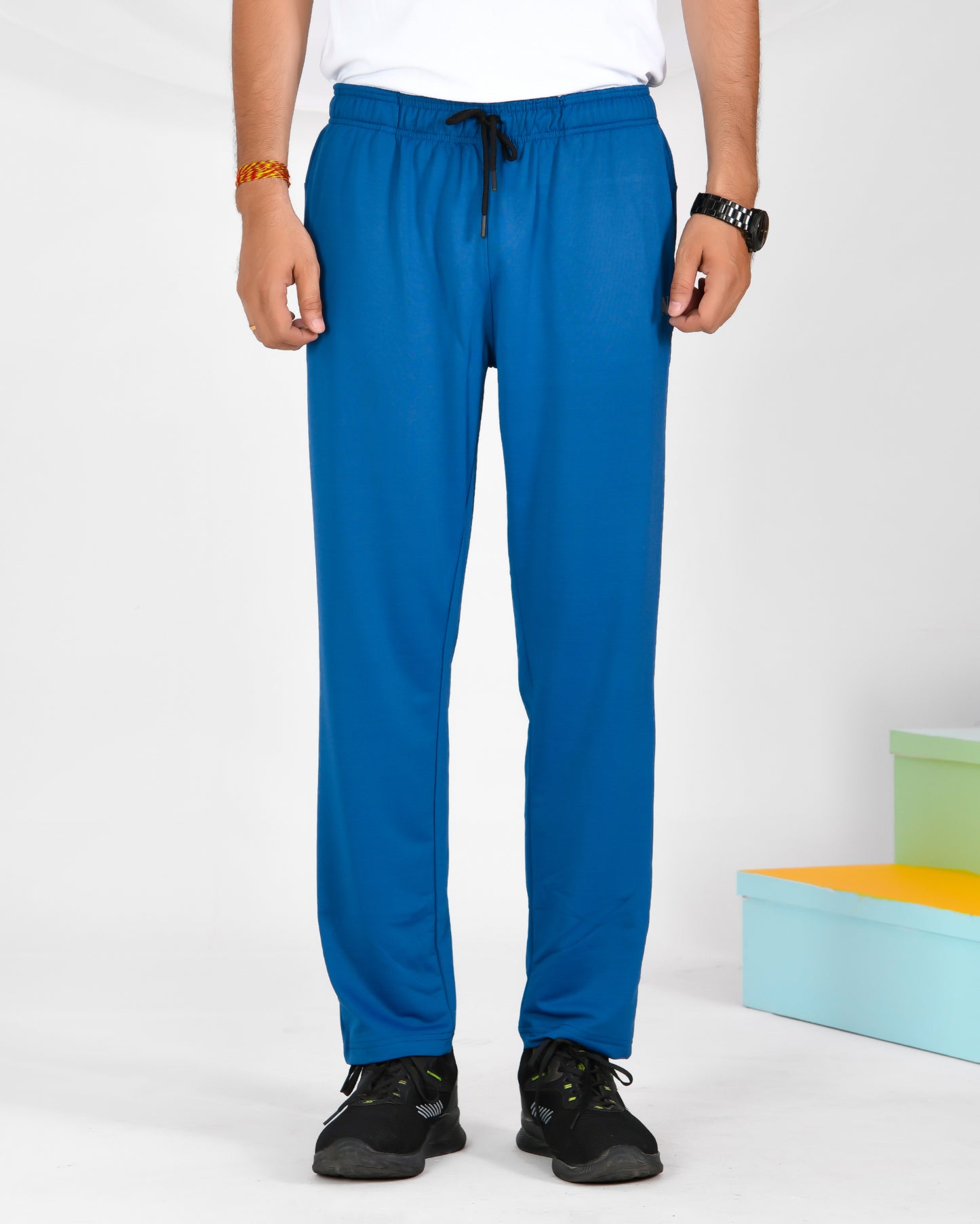 Noble Zurich Looper Sports Track Pant Rama Blue