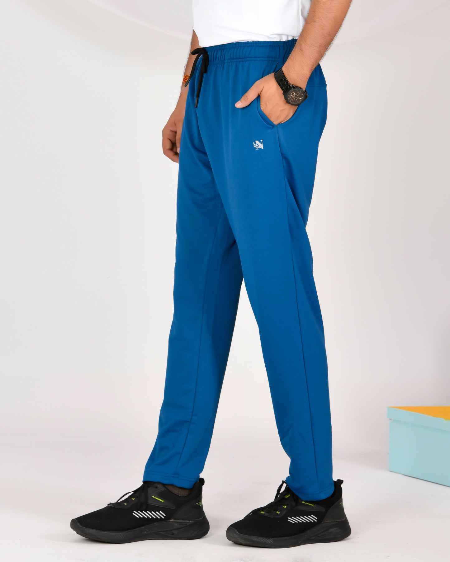 Noble Zurich Looper Sports Track Pant Rama Blue