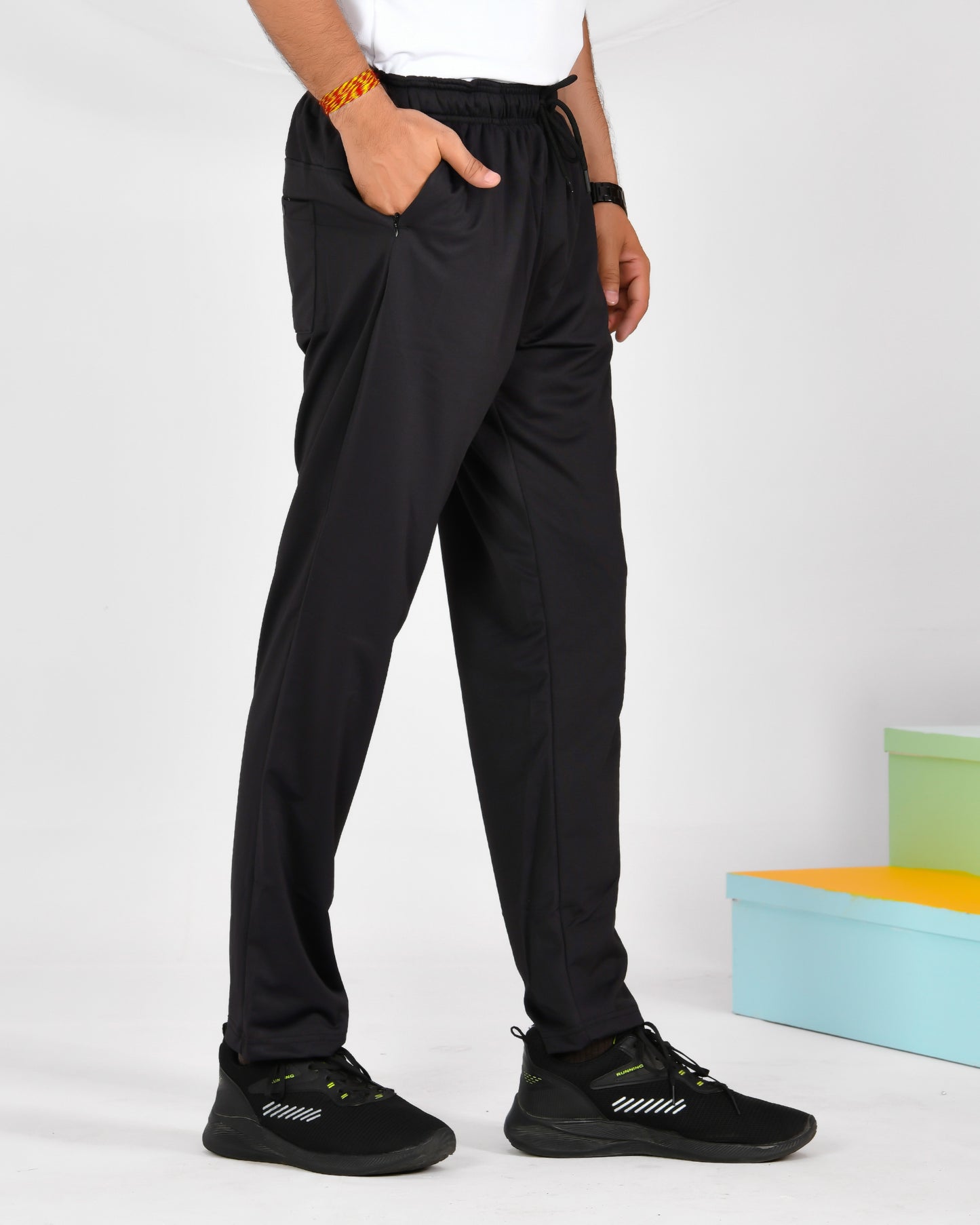 #Noble Zurich Looper Sports Track Pant Black