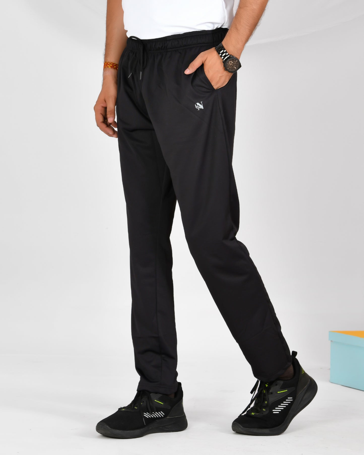 #Noble Zurich Looper Sports Track Pant Black